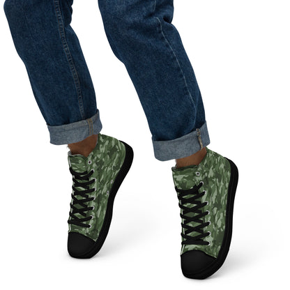 Puppy Camo Men's High Tops  - Green