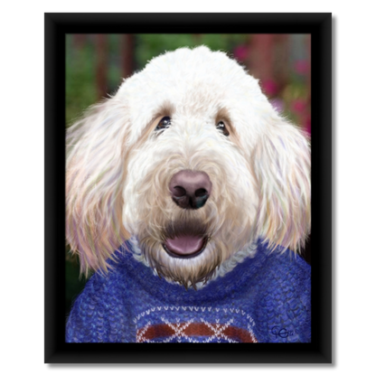 Gus' Nordic Sweater-Pet Portrait